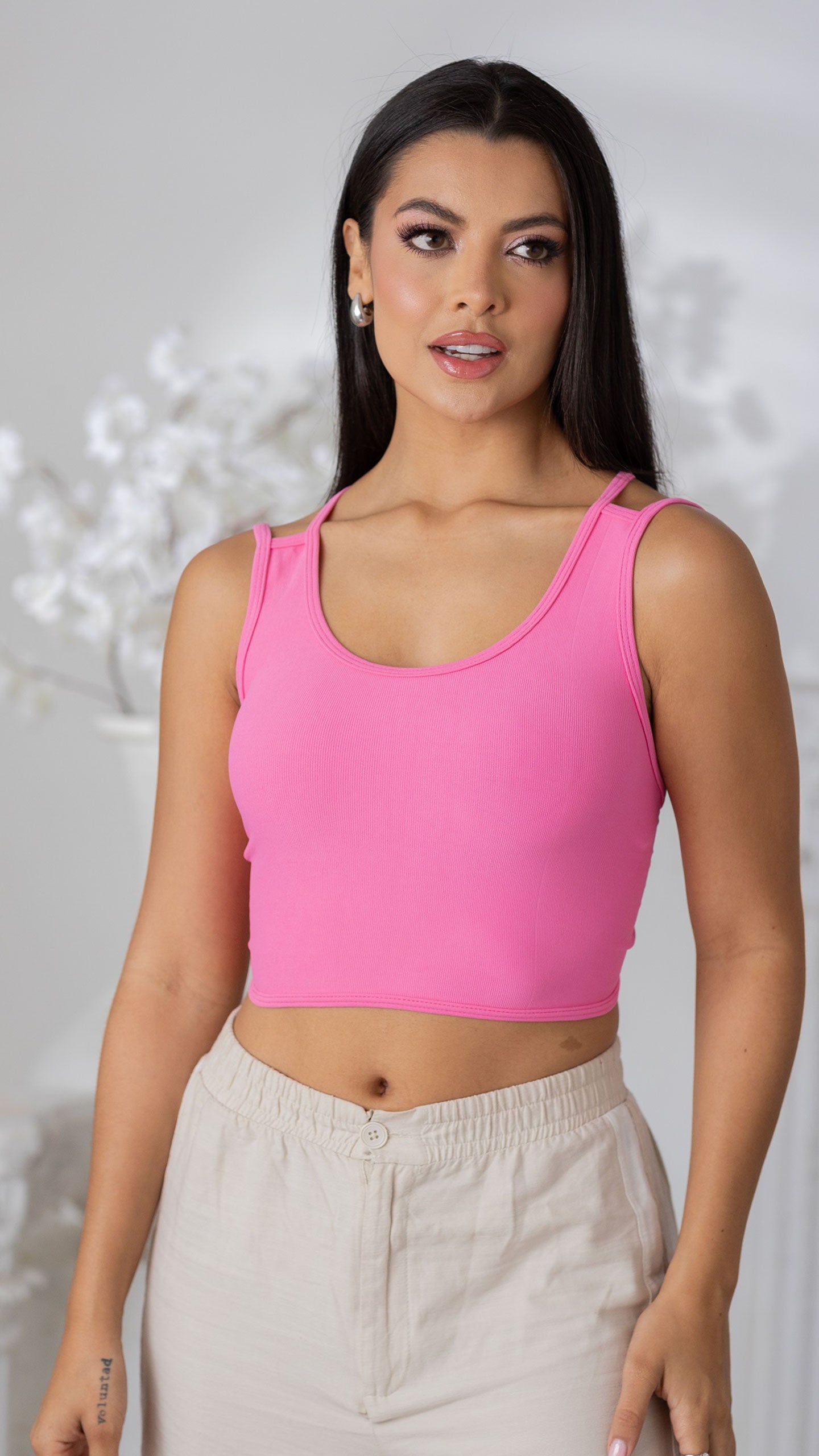 Blusa Acanalada Escote En Espalda 16456
