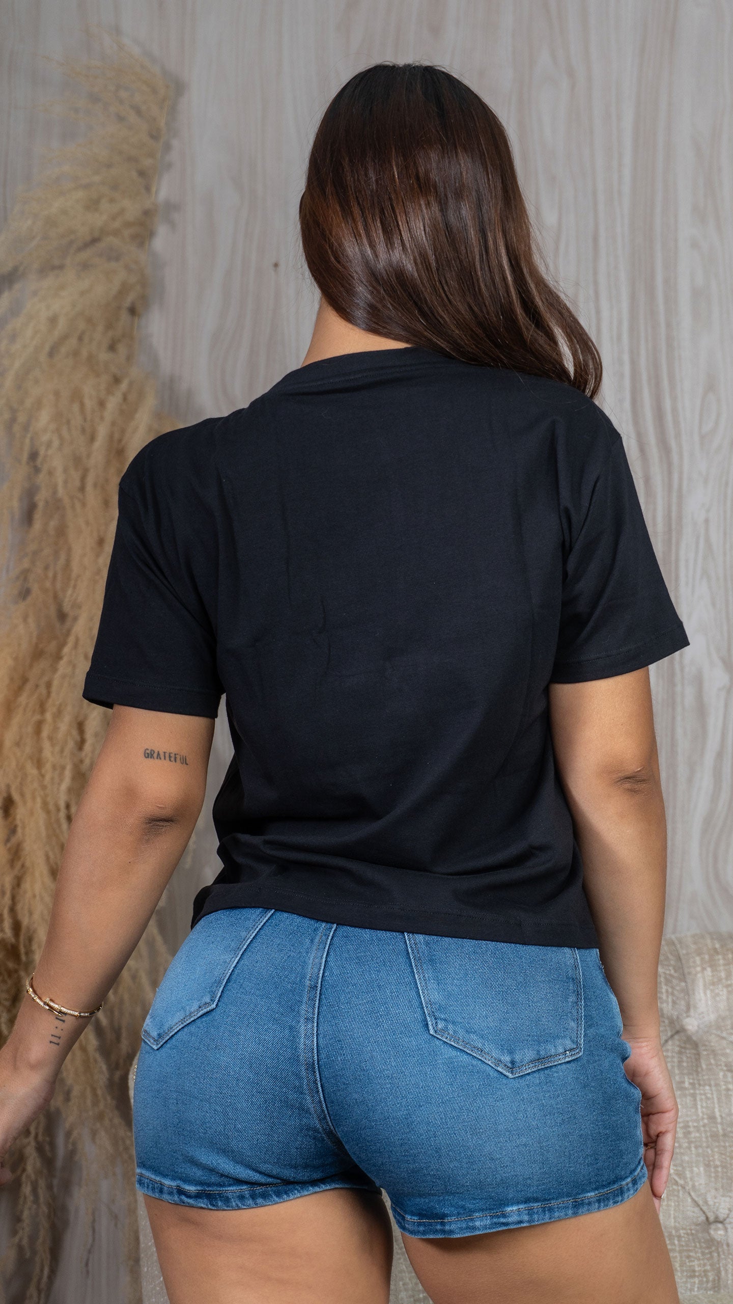 Blusa En Algodón Con Estampado De Animal Print 17202